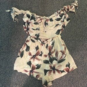 Off Shoulder Romper